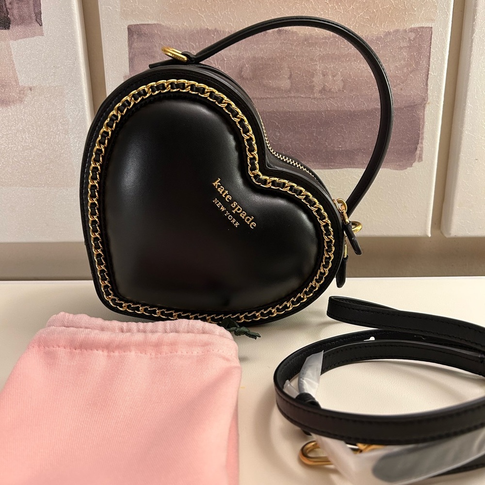 Kate Spade Amour 3d Heart Crossbody Bag